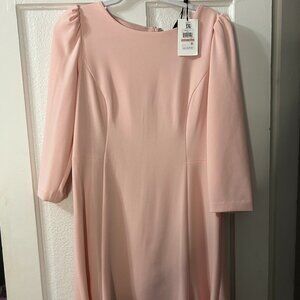 DKNY Pink 3/4 sleeve dress - nwt size 12
